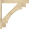 Ekena Millwork Merced Block Rough Sawn Outlooker, Douglas Fir, 6"W x 38"D x 38"H OUT06X38X38MRC05RDF - alternate 4